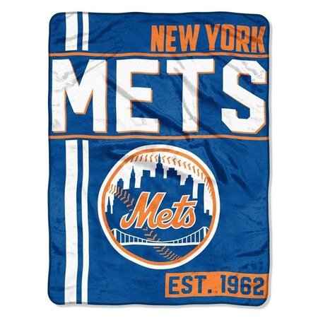 THE NORTH WEST COMPANY The Northwest 1MLB-05903-0019-RET New York Mets Walk Off Throw Blanket 1MLB059030019RET